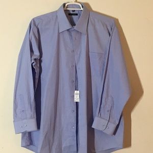 Di Stefano Sartoria Italiana  Blue Button Down Long Sleeve Shirt